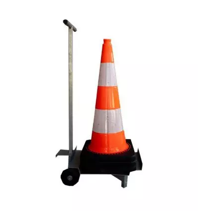Diable pour cônes de signalisation